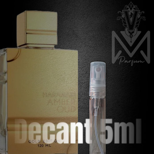 AMBER OUD GOLD EDITION - Tu Fragancia Favorita, Ahora en Formato Decant de 5ml.