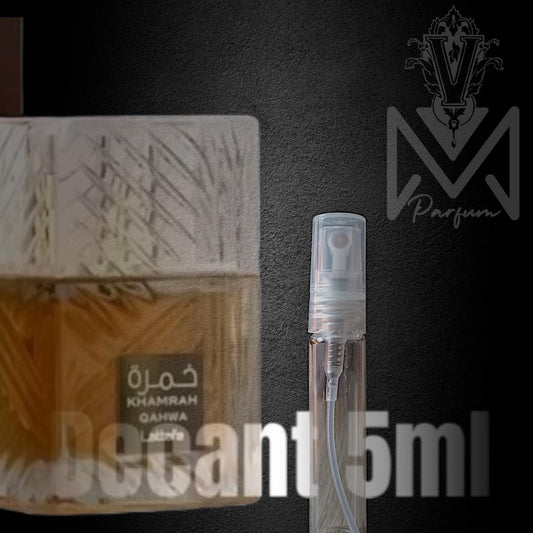 KHAMRAH QAHWA - Tu Fragancia Favorita, Ahora en Formato Decant de 5ml.
